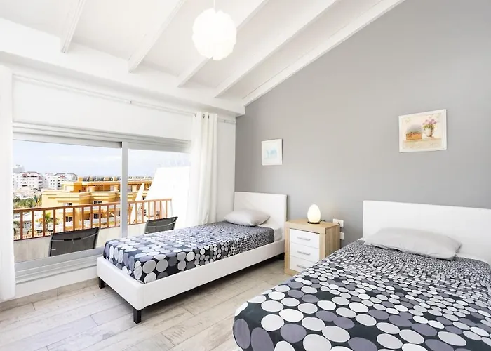 Bright & Elegant Duplex With Terrace And Pool, Just Steps From Puerto Colon Apartment Costa Adeje (Tenerife)