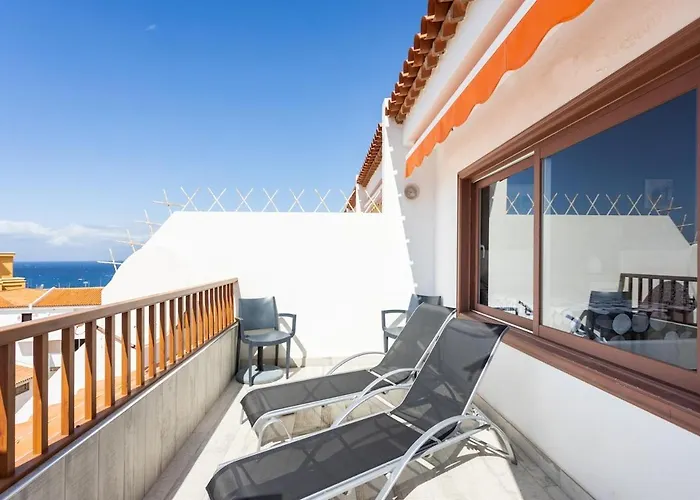 Bright & Elegant Duplex With Terrace And Pool, Just Steps From Puerto Colon Apartment